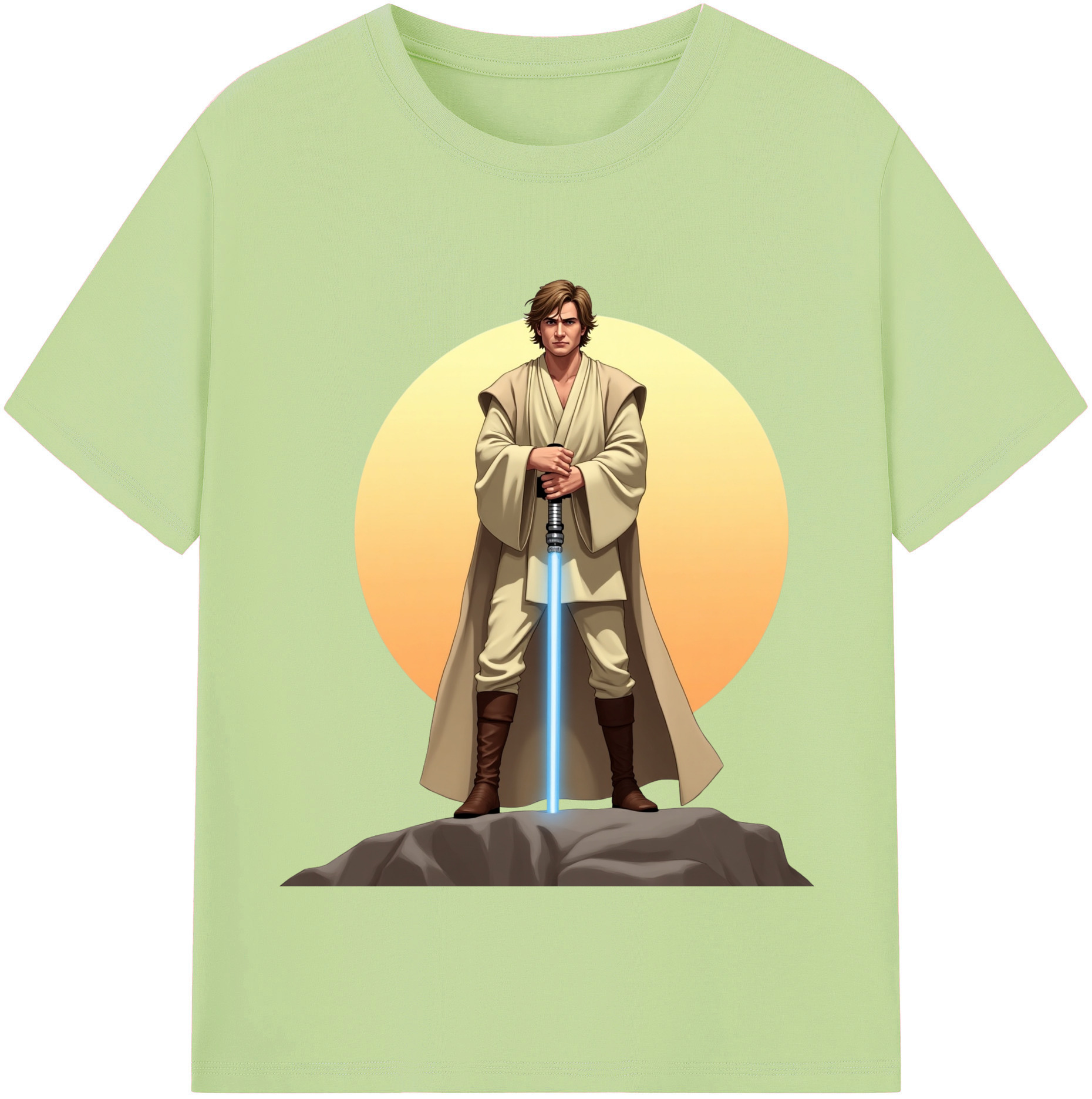 （画像用） スター・ウォーズ Star Wars 綿100％半袖Tシャツ（フロントプリント）